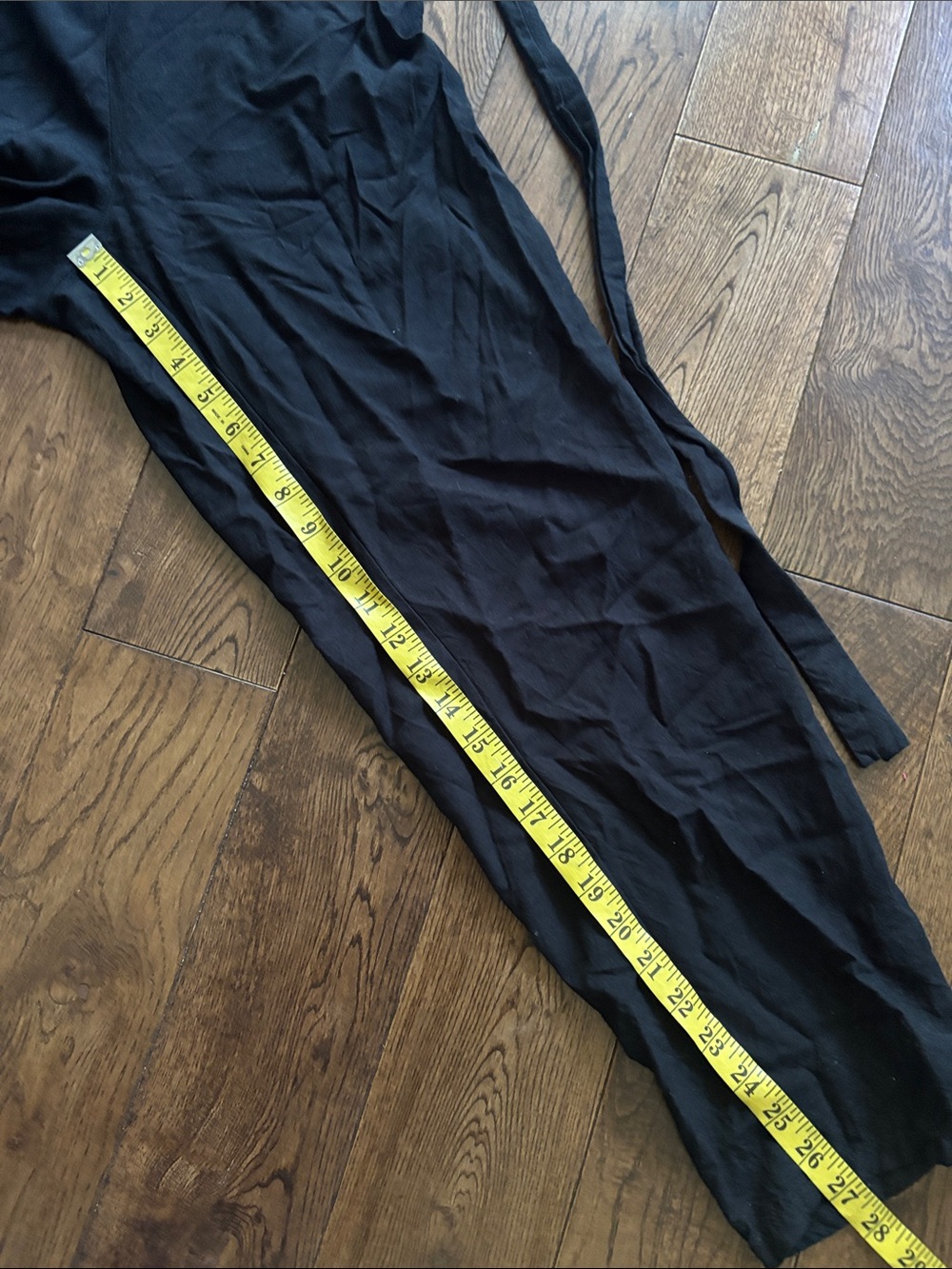 MARINE LAYER Eloise Jumpsuit Sleeveless Black Tie-Waist Tencel Stretch Sz Large - Picture 8 of 16